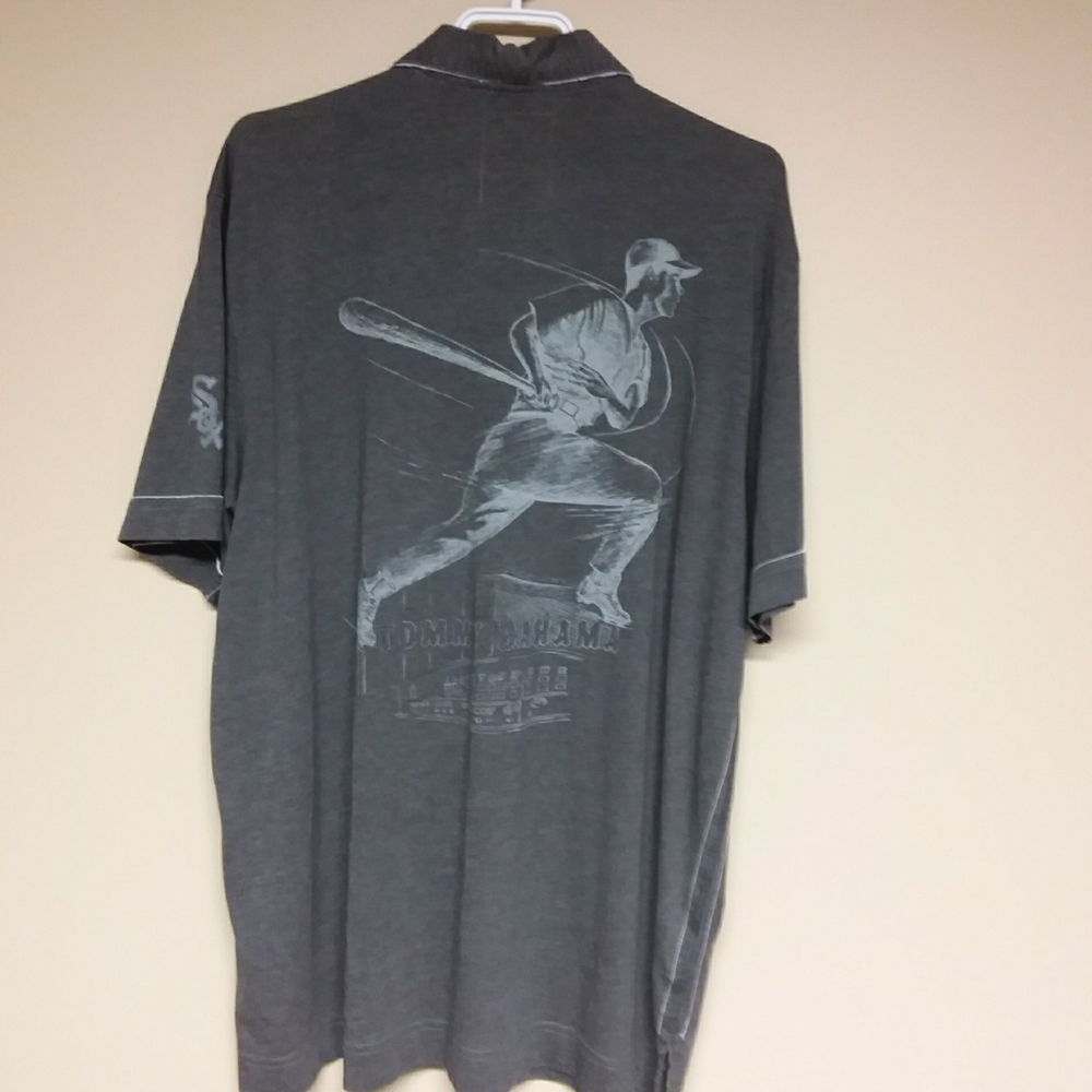 ⬇️ 😎RARE Tommy Bahama MLB White Sox polo